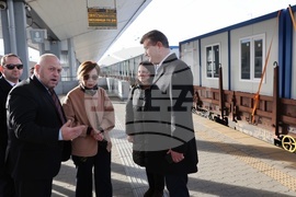 Централна гара - сглобяеми къщи - помощ за Турция