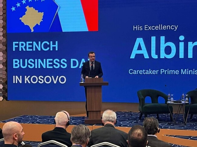 КосоваПрес: Косово е отворено за сериозни инвестиции, каза премиерът Албин Курти