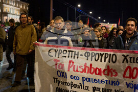 Migration Greece Protest