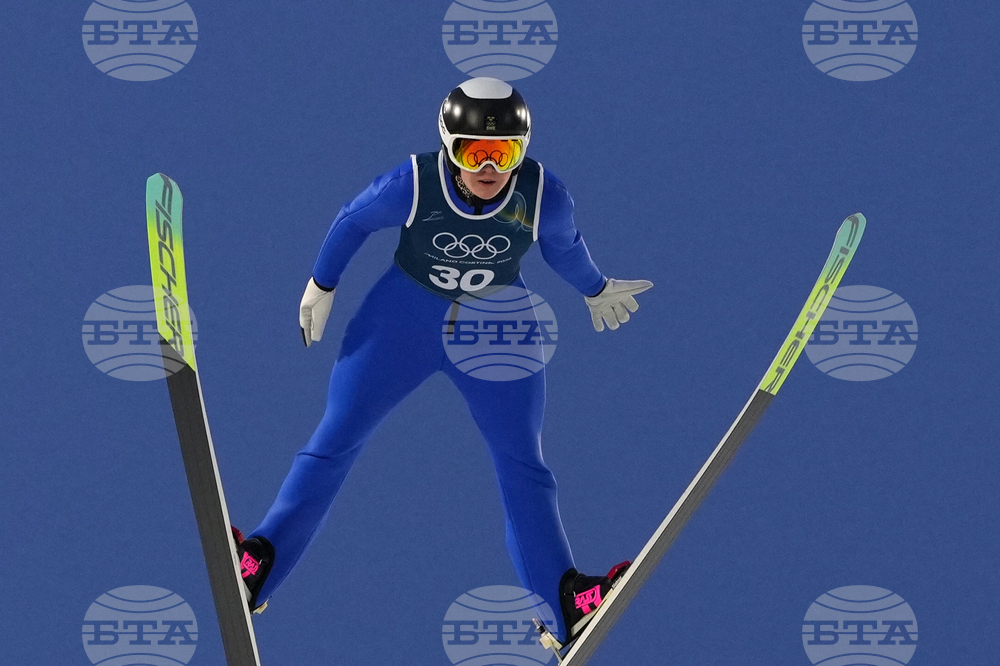 CORRECTION Milan Cortina Olympics Ski Jumping