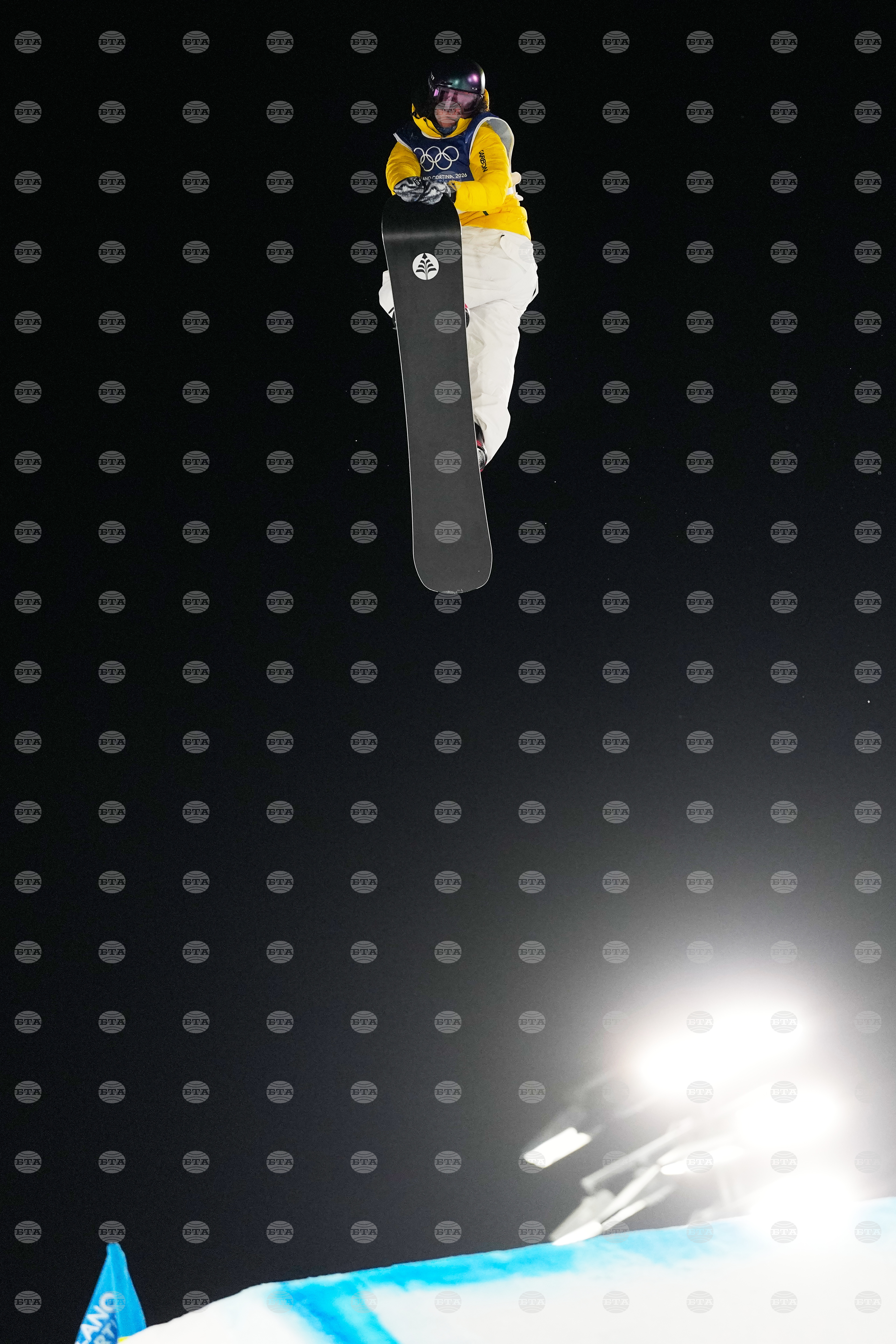 CORRECTION Milan Cortina Olympics Snowboard