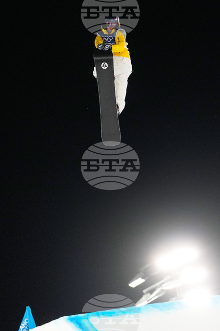 CORRECTION Milan Cortina Olympics Snowboard