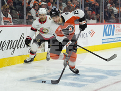 CORRECTION Senators Flyers Hockey