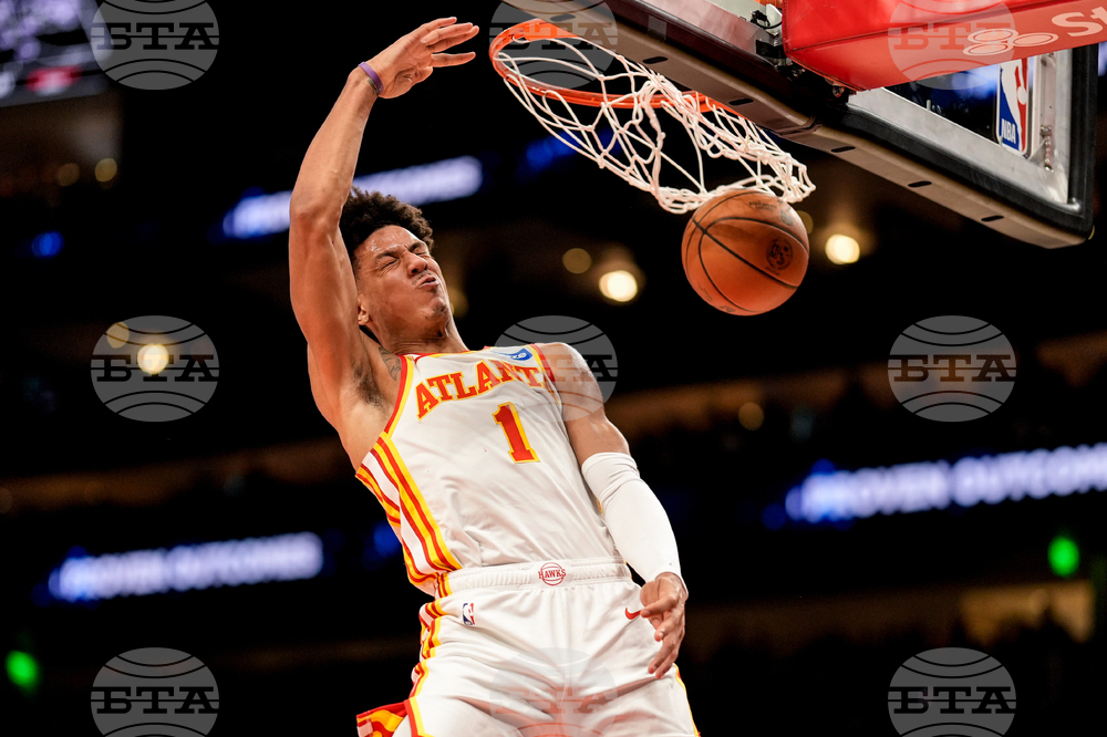 APTOPIX Jazz Hawks Basketball