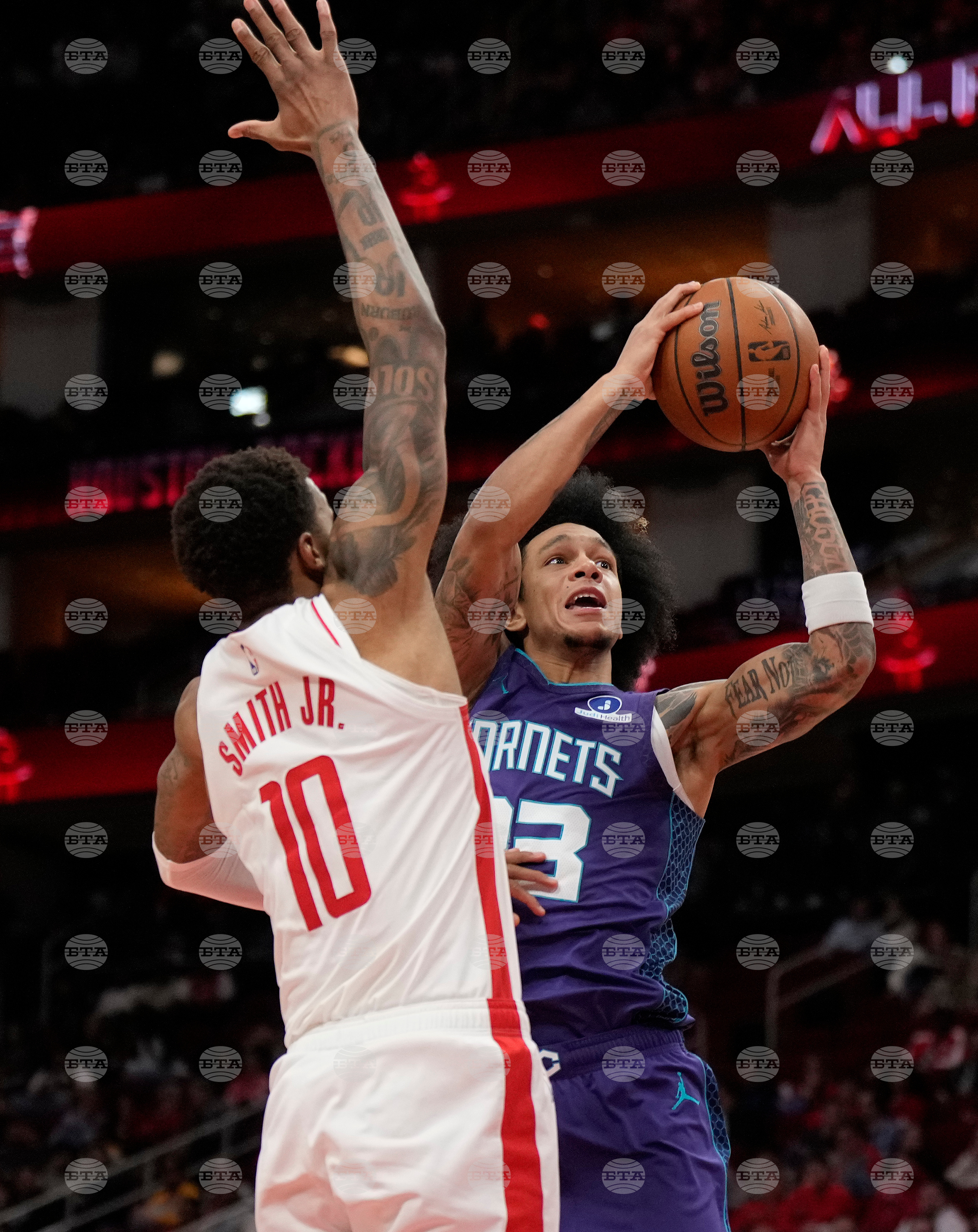 Hornets Rockets Basketball