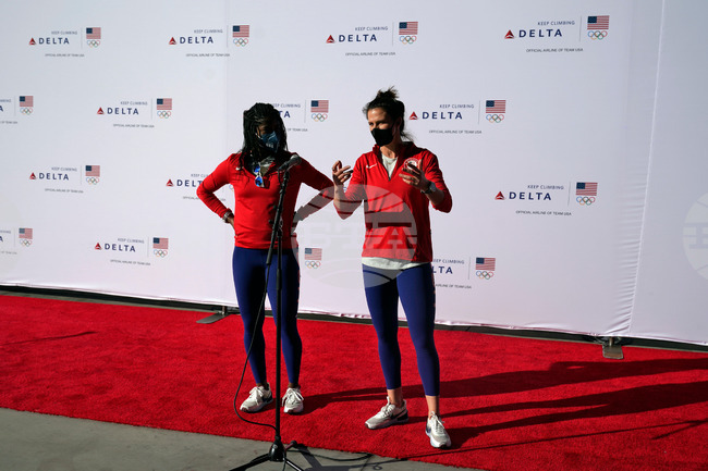 Speedskating Jackson and Bowe