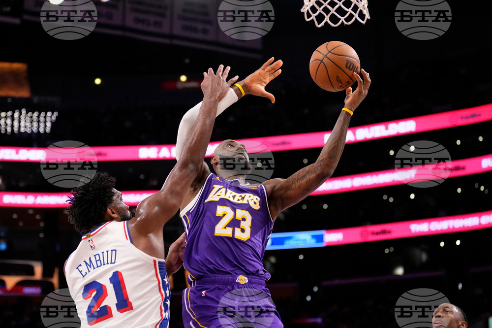 76ers Lakers Basketball