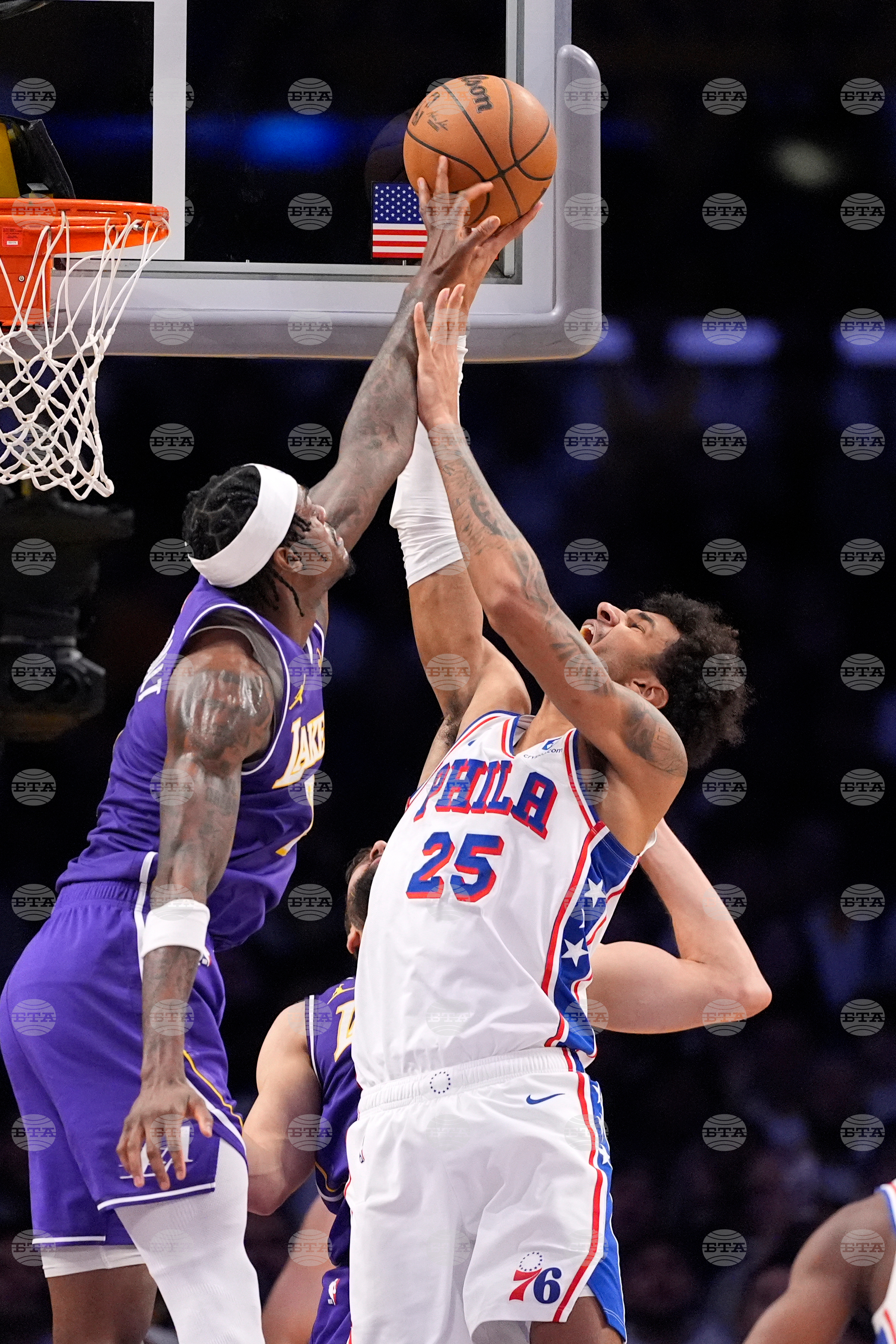 76ers Lakers Basketball