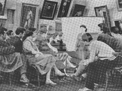 Лекции по история на изкуството (преп. Венета Иванова), 50-те години на ХХ век. Годишник на Висш институт за изобразителни изкуства „Николай Павлович“ 1944-1959, снимка – НХА