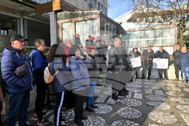 Сандански - протест в защита на шофьора, участвал в катастрофата край Телиш