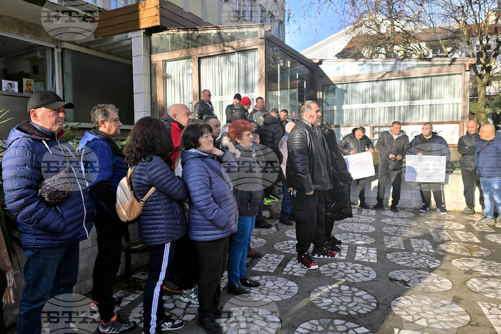 Сандански - протест в защита на шофьора, участвал в катастрофата край Телиш