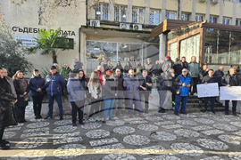 Сандански - протест в защита на шофьора, участвал в катастрофата край Телиш