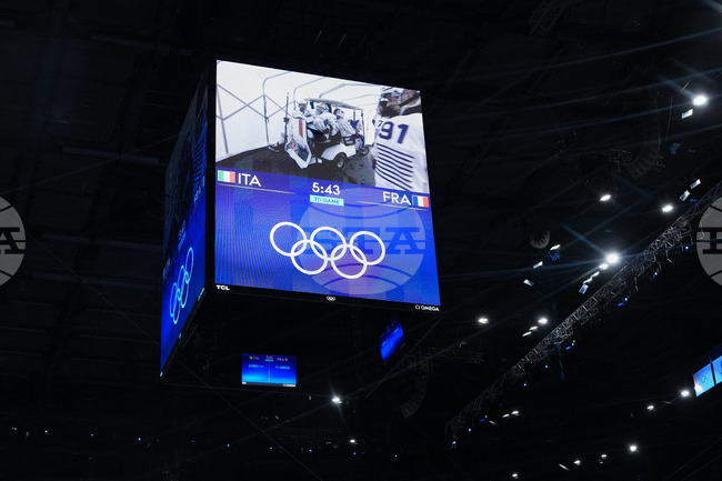 Milan Cortina Olympics Ice Hockey Goalie Golf Carts