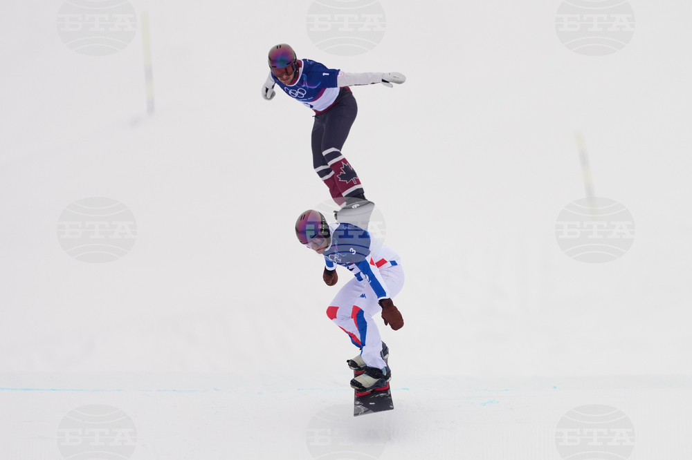 APTOPIX Milan Cortina Olympics Snowboard