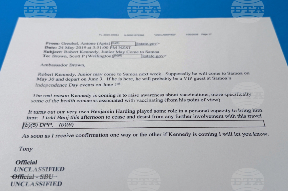 Kennedy Measles Samoa