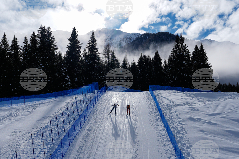 APTOPIX Milan Cortina Olympics Biathlon