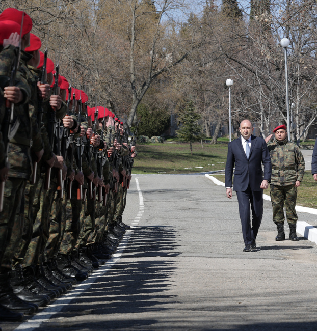 Стара Загора - Румен Радев - 2-ра Тунджанска Механизирана Бригада - почетен караул