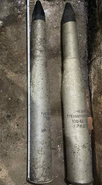 Военнослужещи от Сухопътните войски унищожиха два учебно-тренировъчни снаряда, открити в Гоце Делчев