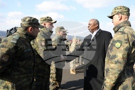 Ново село - Лойд Остин - Драгомир Заков - посещение