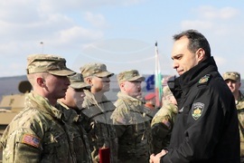 Ново село - Лойд Остин - Драгомир Заков - посещение