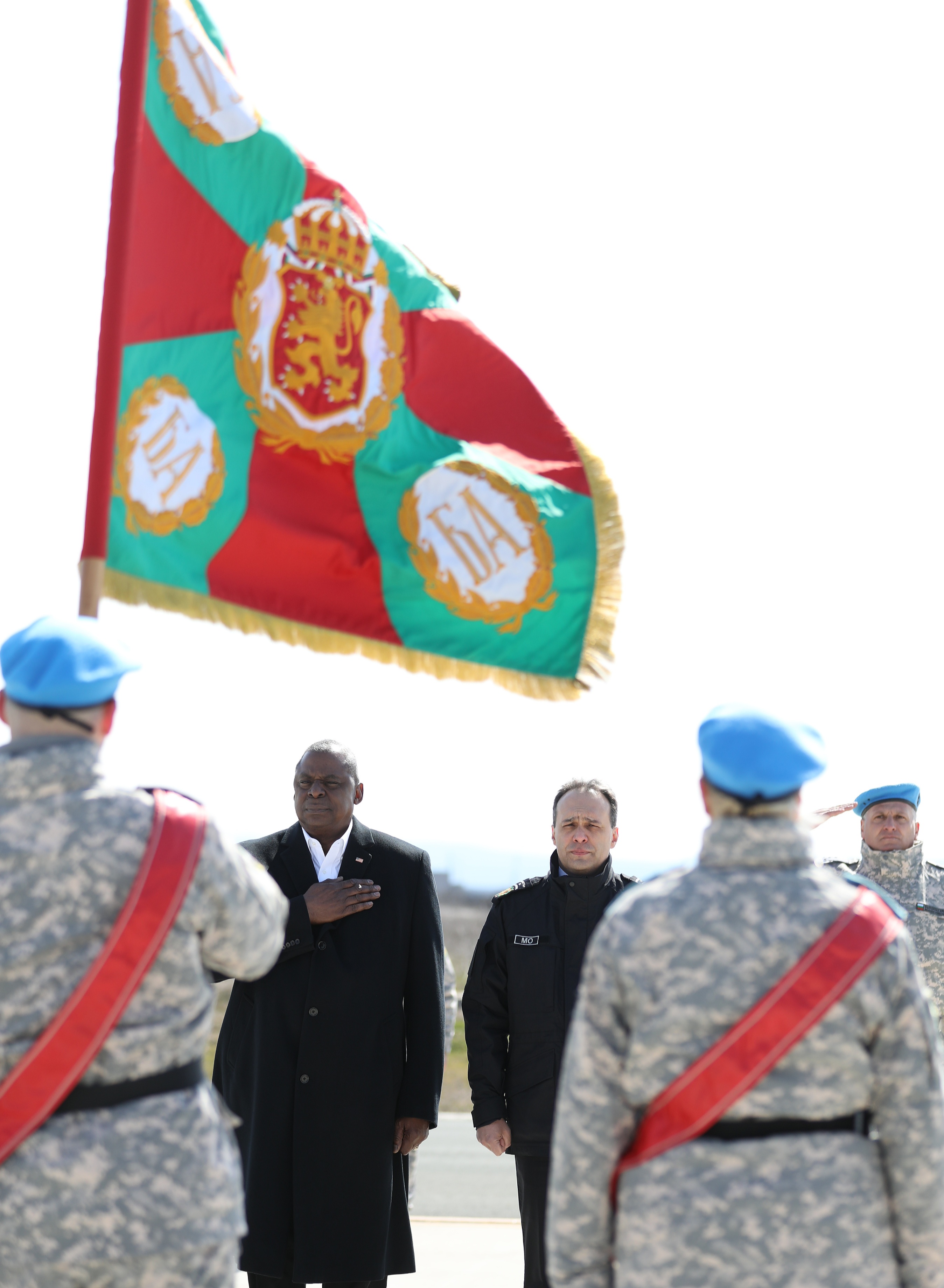 Ново село - Лойд Остин - Драгомир Заков - посещение
