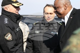 Ново село - Лойд Остин - Драгомир Заков - посещение