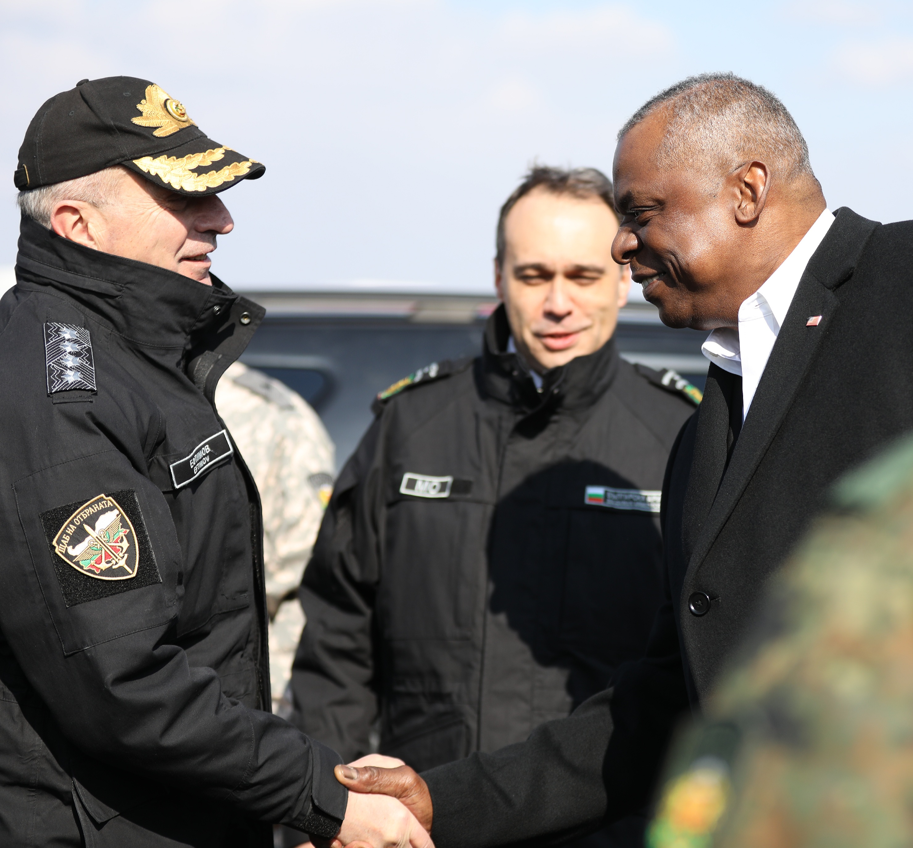 Ново село - Лойд Остин - Драгомир Заков - посещение