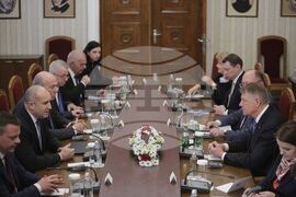 Румен Радев - Клаус Йоханис - пленарни разговори