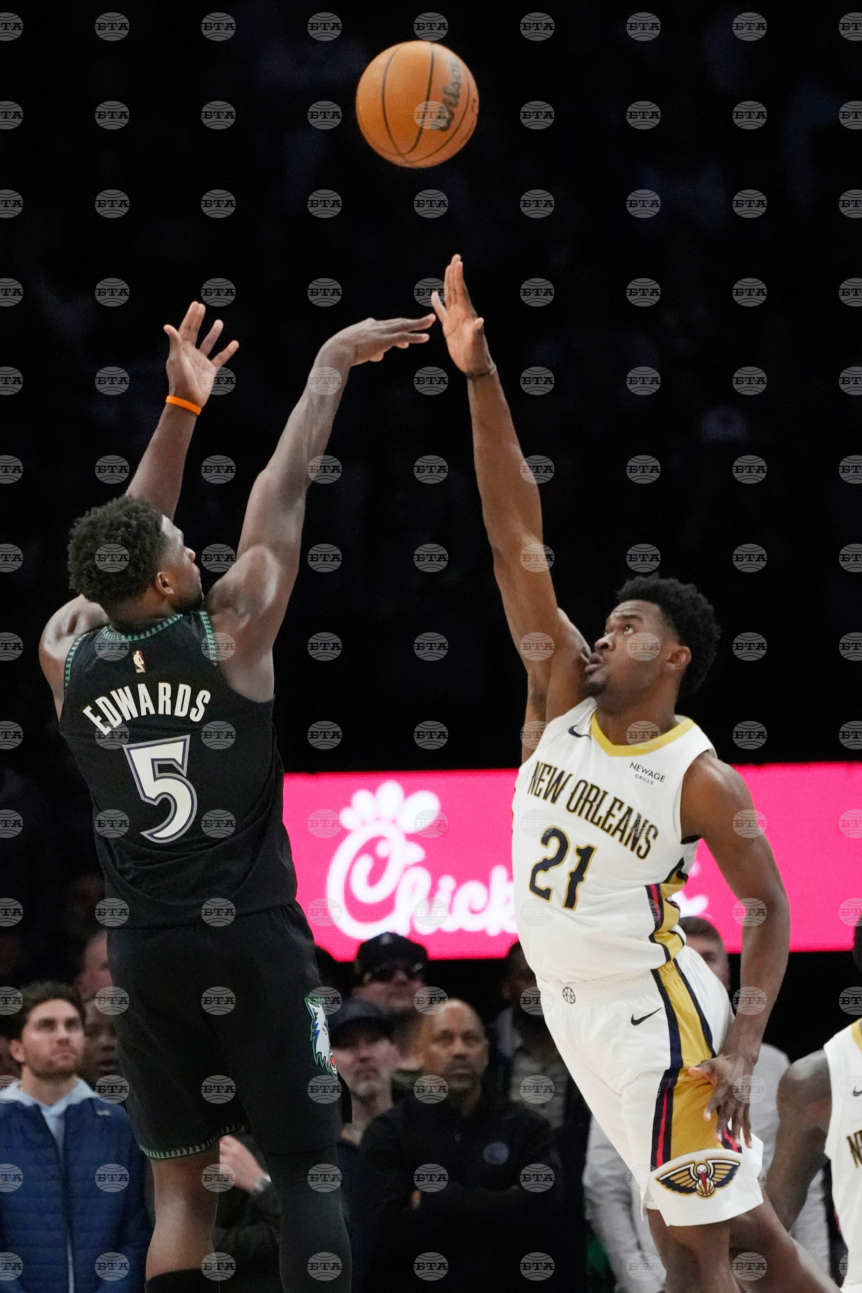 Pelicans Timberwolves Basketball