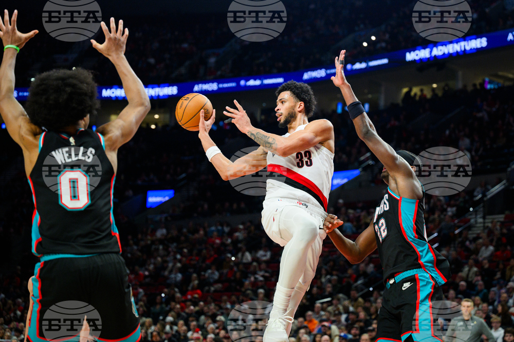 Grizzlies Trail Blazers Basketball