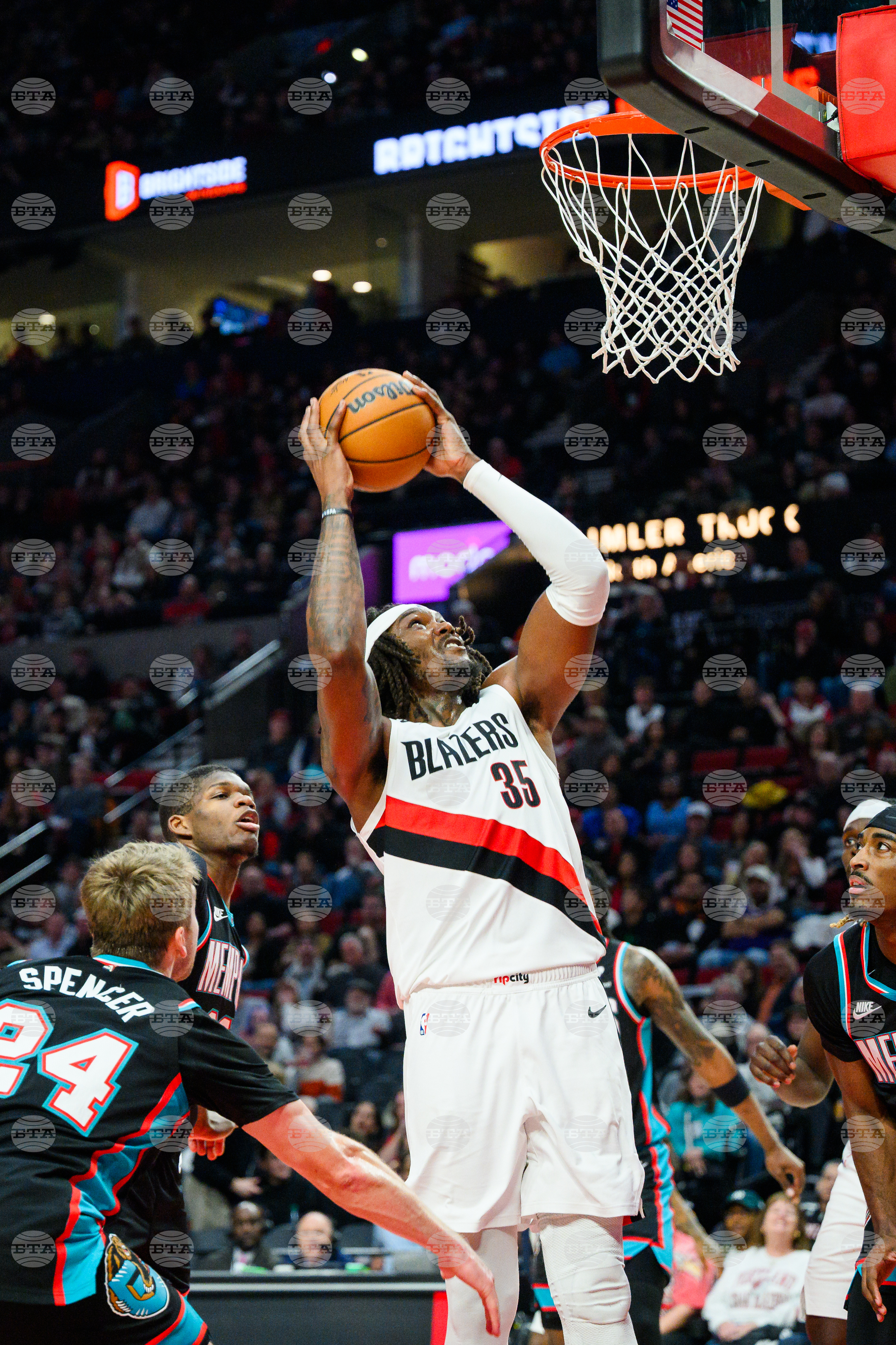 Grizzlies Trail Blazers Basketball