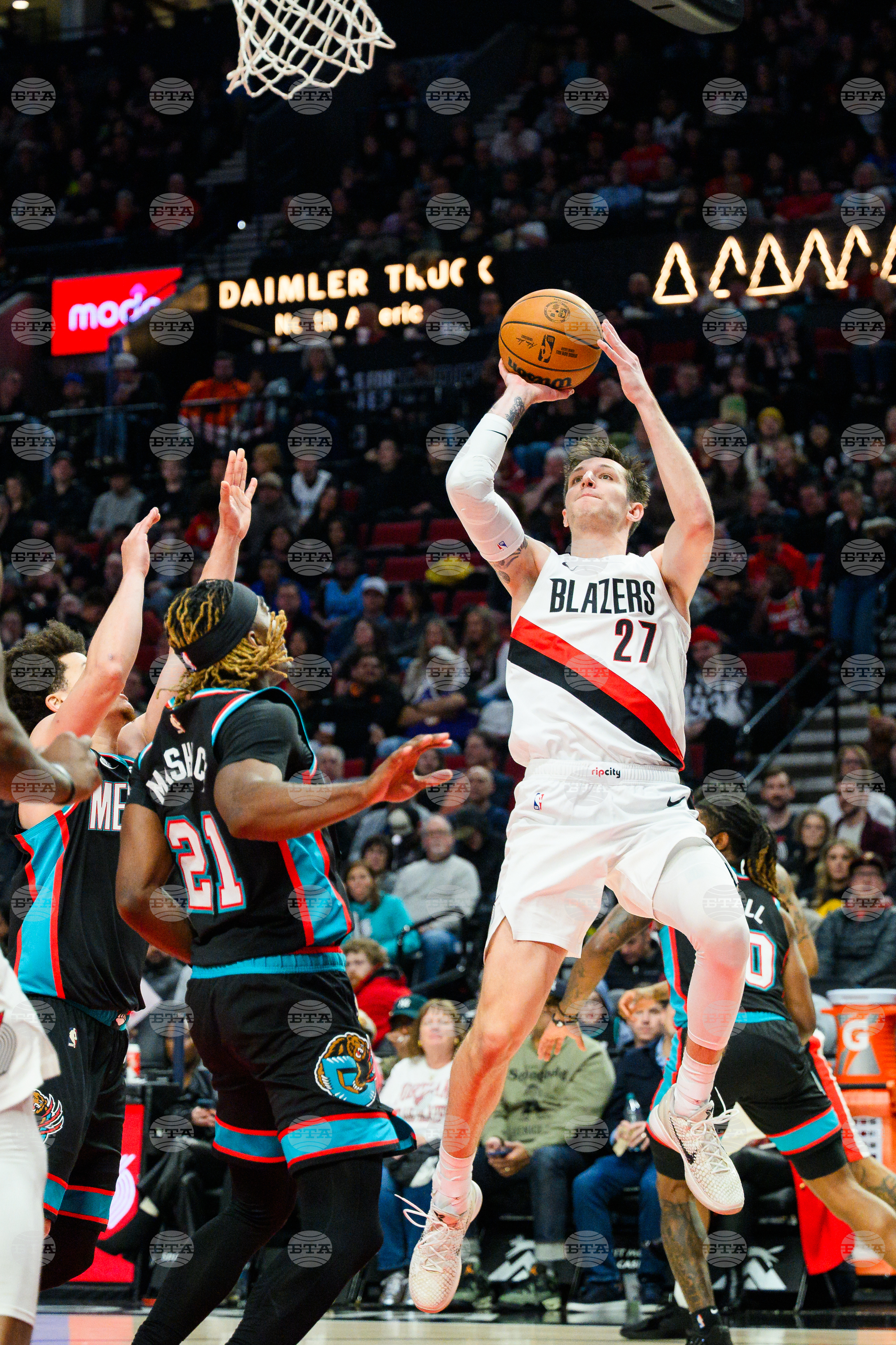 Grizzlies Trail Blazers Basketball