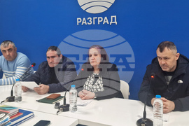Национален пресклуб на БТА Разград - превозвачи-  пресконференция