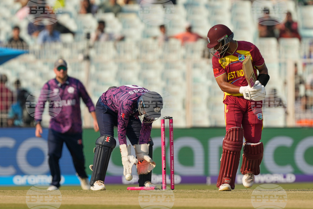 APTOPIX Scotland West Indies T20 WCup Cricket