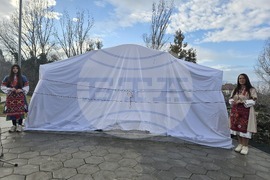 Село Илинденци - паметник-чешма - откриване