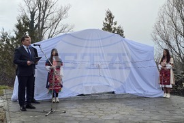 Село Илинденци - паметник-чешма - откриване