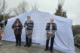 Село Илинденци - паметник-чешма - откриване