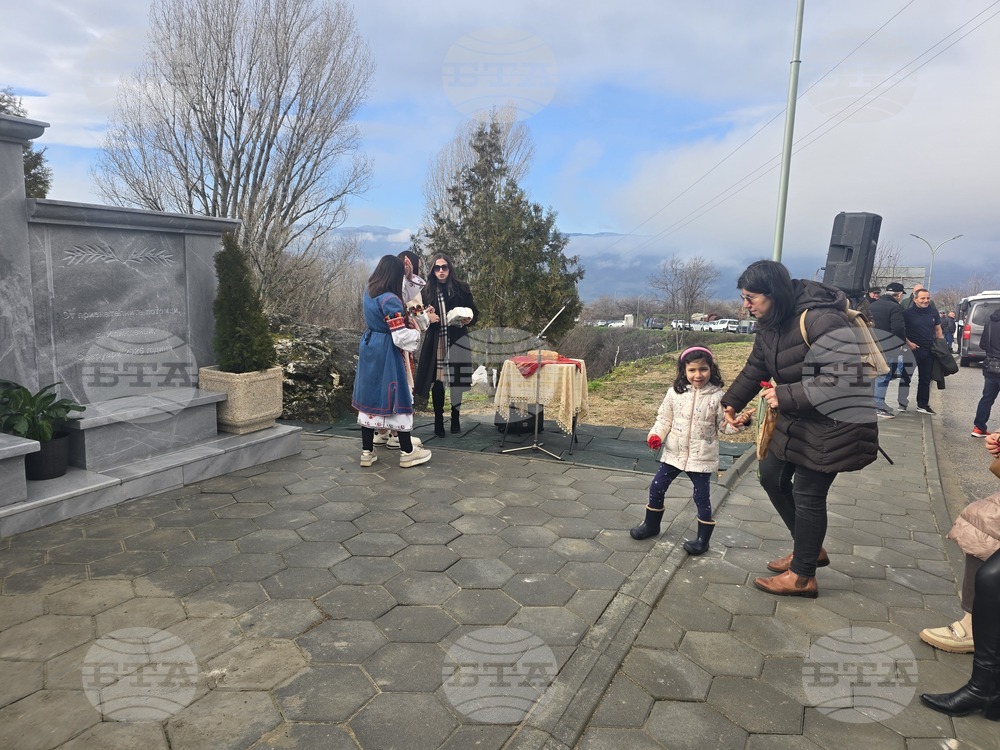 Село Илинденци - паметник-чешма - откриване