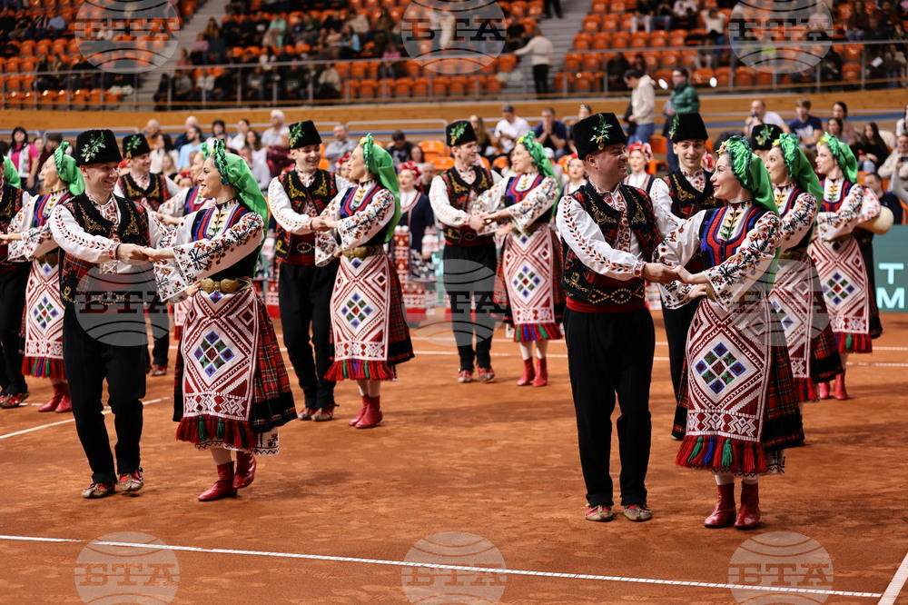 Пловдив - тенис на корт -  купа „Дейвис“ - церемония по откриването