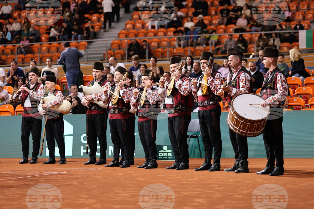 Пловдив - тенис на корт -  купа „Дейвис“ - церемония по откриването