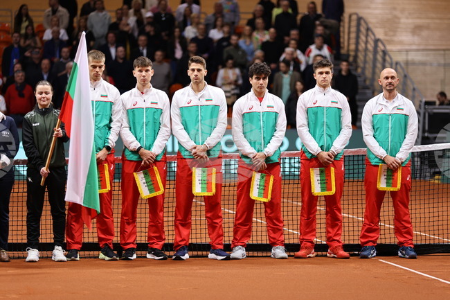 Пловдив - тенис на корт - купа „Дейвис“ - церемония по откриването