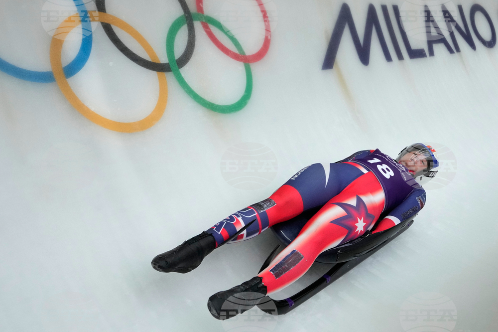APTOPIX Milan Cortina Olympics Luge