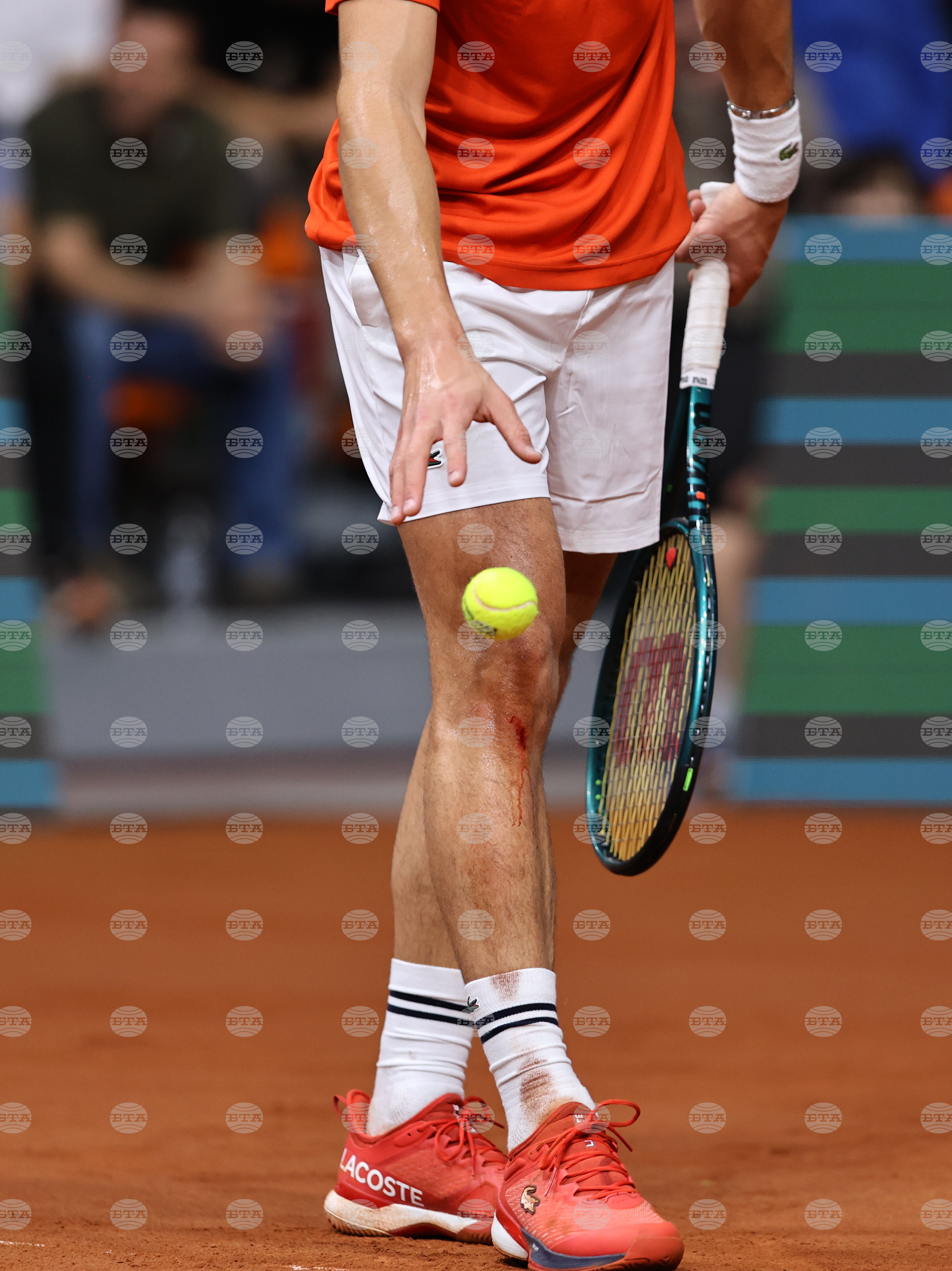 Пловдив - тенис на корт - купа „Дейвис“ - България - Белгия