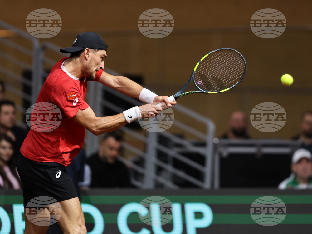 Пловдив - тенис на корт - купа „Дейвис“ - България - Белгия