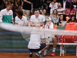 Пловдив - тенис на корт - купа „Дейвис“ - България - Белгия