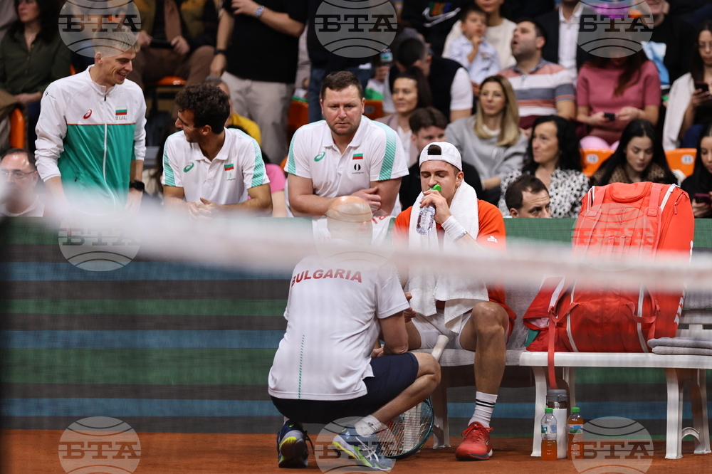 Пловдив - тенис на корт - купа „Дейвис“ - България - Белгия