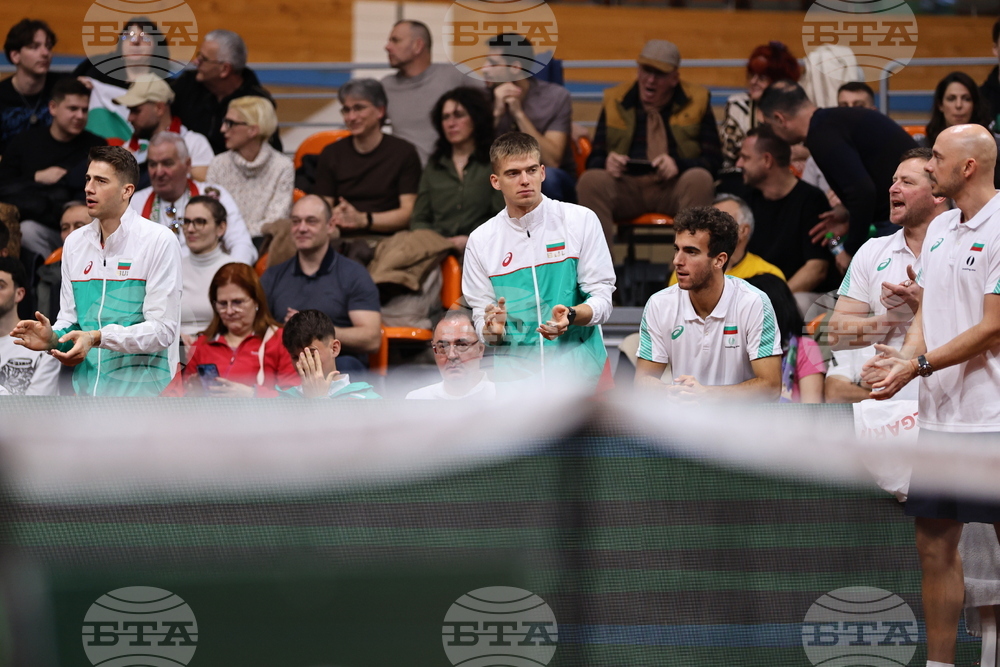 Пловдив - тенис на корт - купа „Дейвис“ - България - Белгия