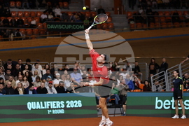 Пловдив - тенис на корт - купа „Дейвис“ - България - Белгия