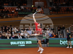 Пловдив - тенис на корт - купа „Дейвис“ - България - Белгия