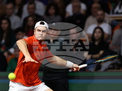 Пловдив - тенис на корт - купа „Дейвис“ - България - Белгия